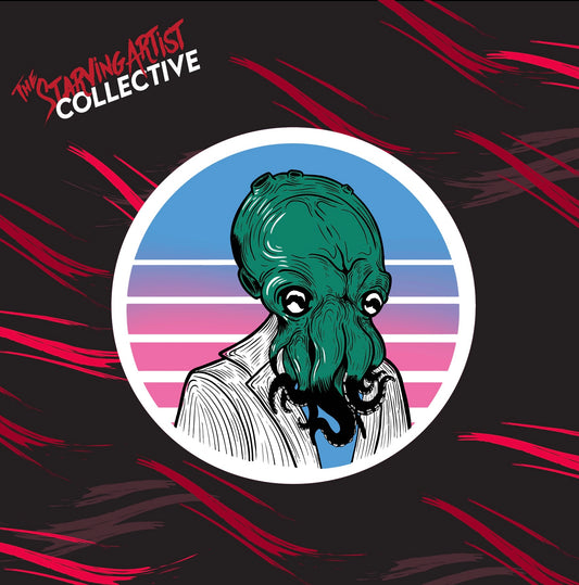 Syn-thulu Sticker | Vinyl Circle Sticker