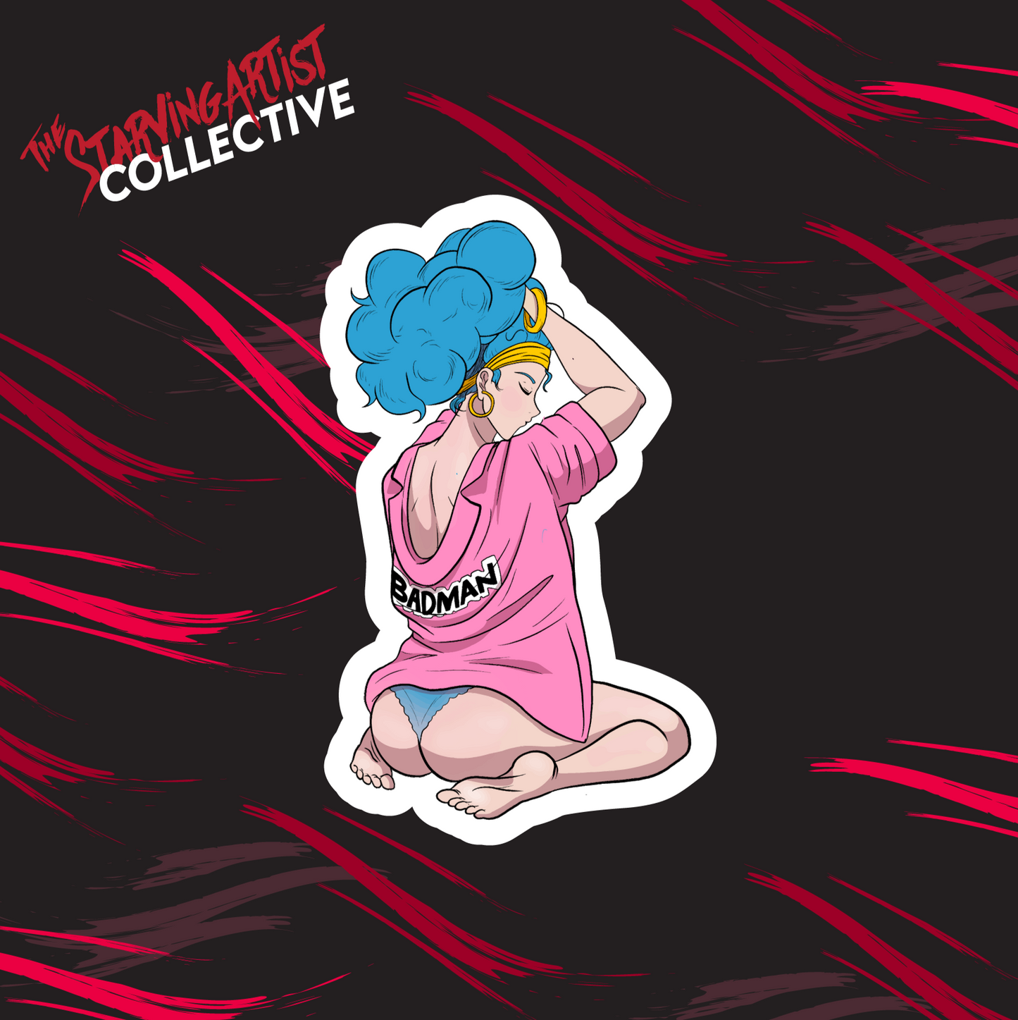 Bad Bulma Sticker | Vinyl Die-Cut Sticker