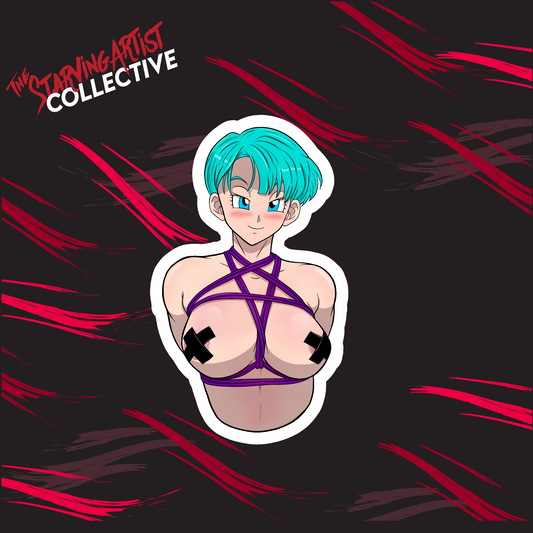 Shibari Bulma Sticker | Vinyl Die-Cut Sticker