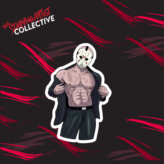 Thirst Trap Jason Voorhees Sticker | Vinyl Die-Cut Sticker