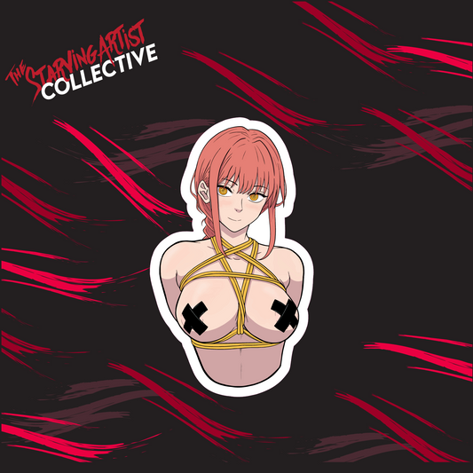 Shibari Maki Sticker | Vinyl Die-Cut Sticker