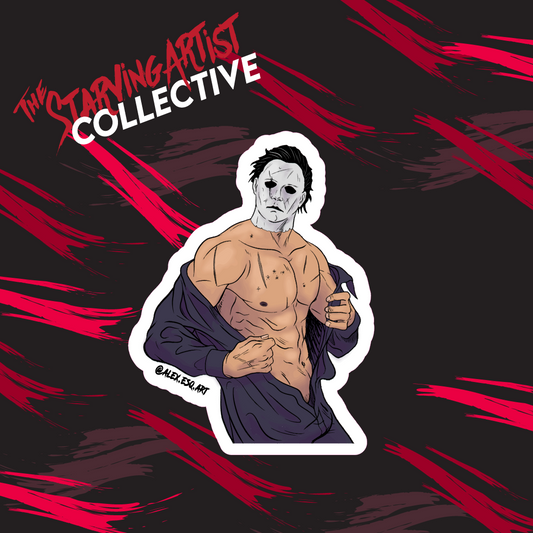 Thirst Trap Michael Myers Sticker | Vinyl Die-Cut Sticker