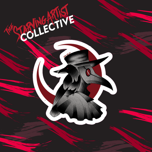 Plague Doctor Sticker | Vinyl Die-Cut Sticker