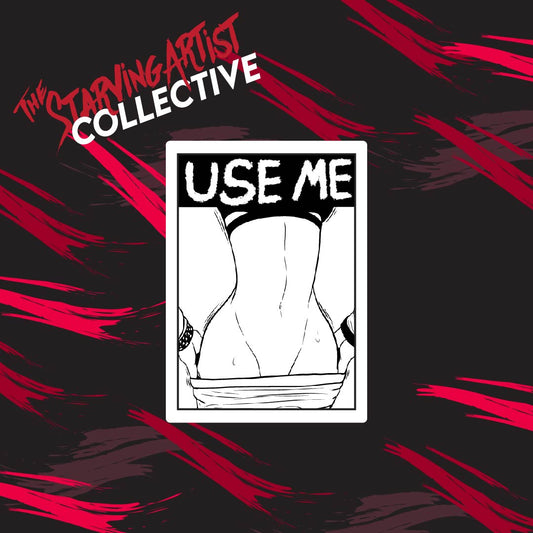 Use Me Sticker | Vinyl Rectangle Sticker