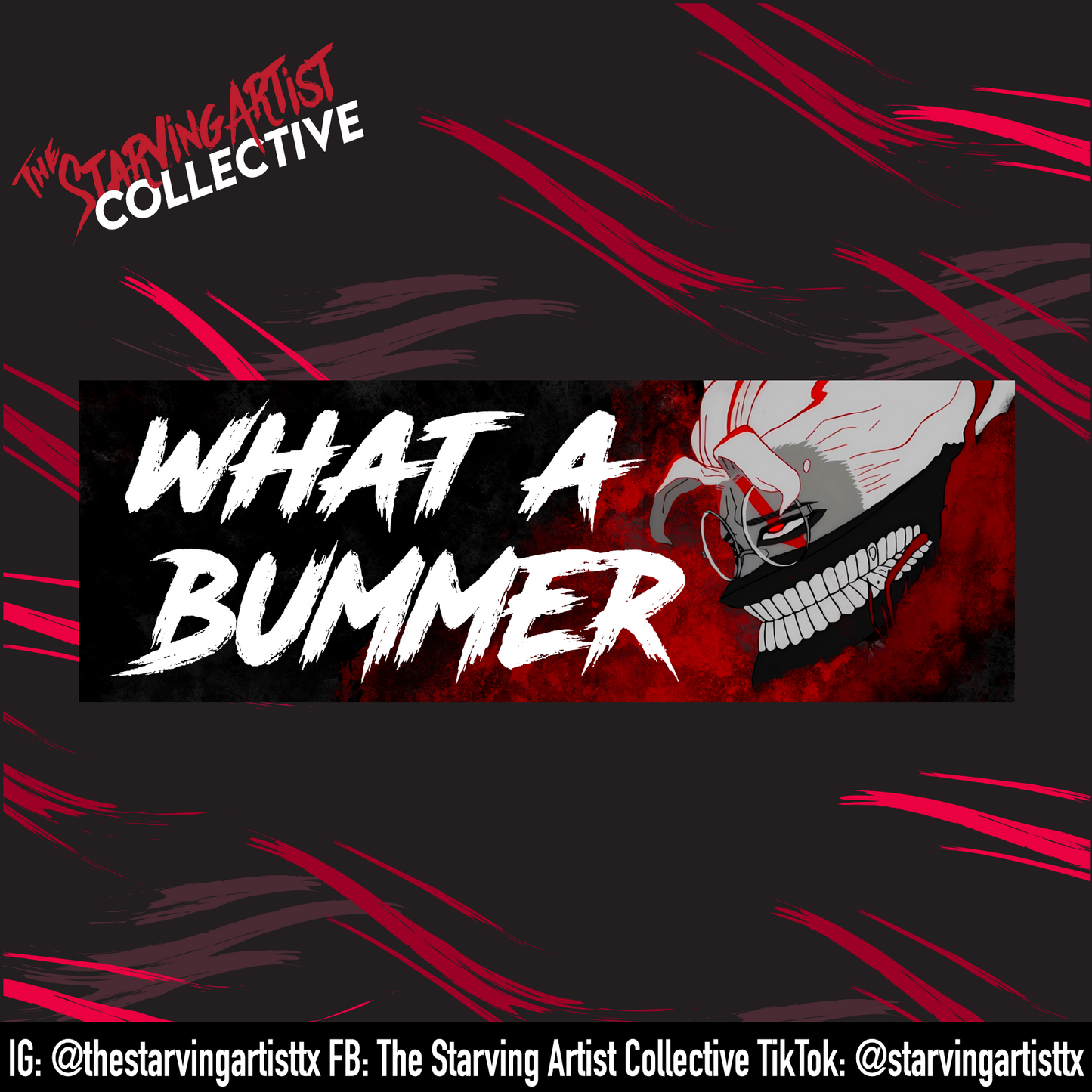 What a Bummer Sticker | Vinyl Slap Sticker