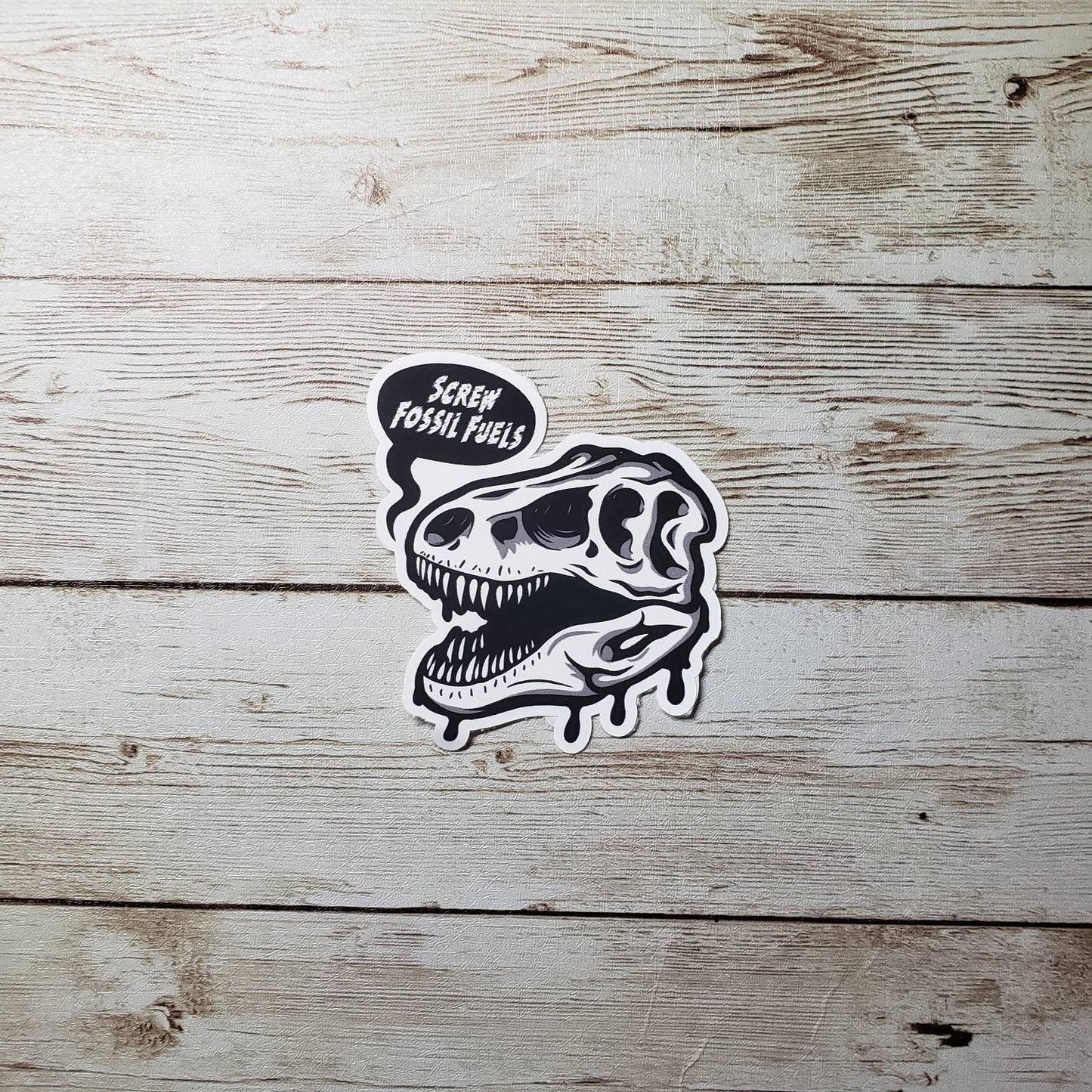 T-Rex Skull Sticker